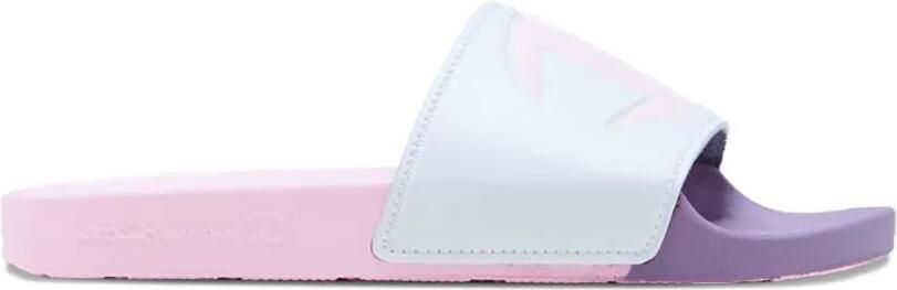 Champion Split slippers met logo-reliëf Wit