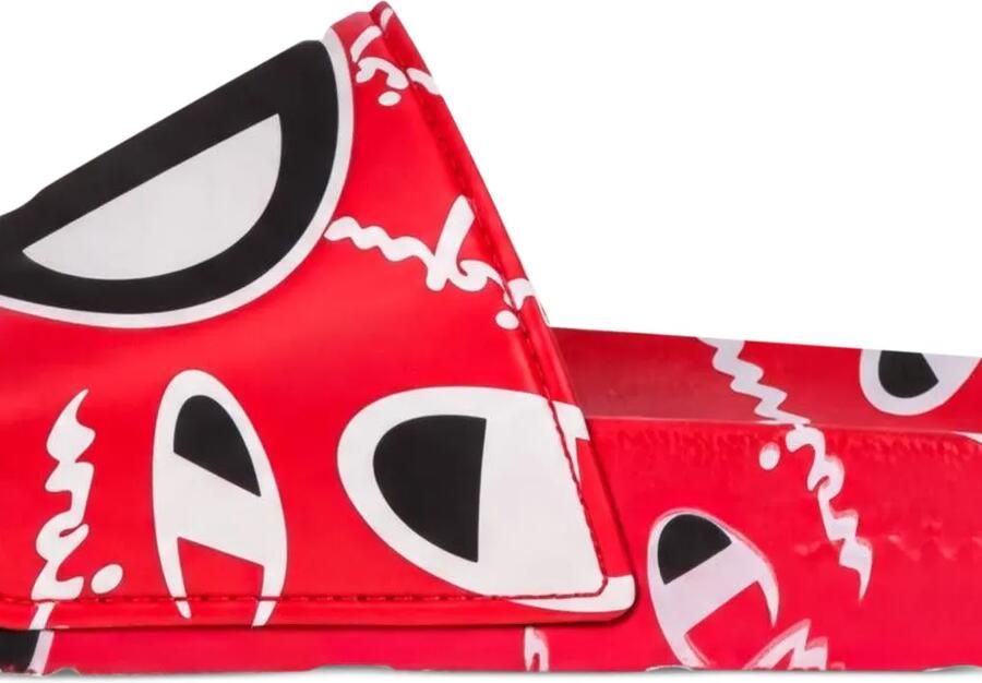 Champion Super logoprint slippers Rood - Foto 2