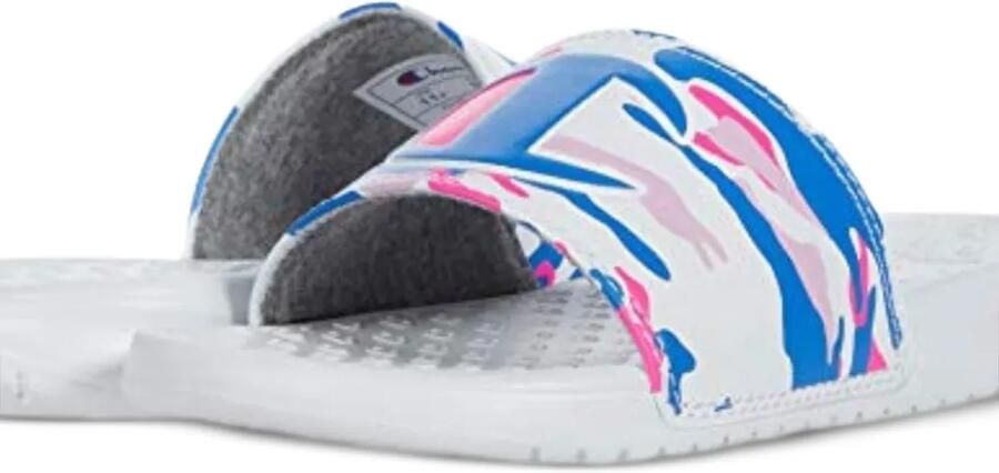 Champion Super Slide sandalen met camouflageprint Wit - Foto 2