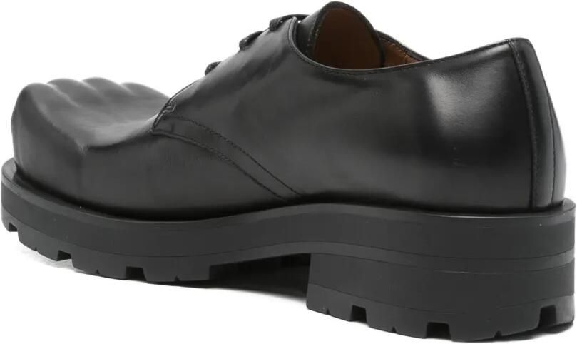 Charles Jeffrey Lover 45 mm Moggies leren derby schoenen Zwart
