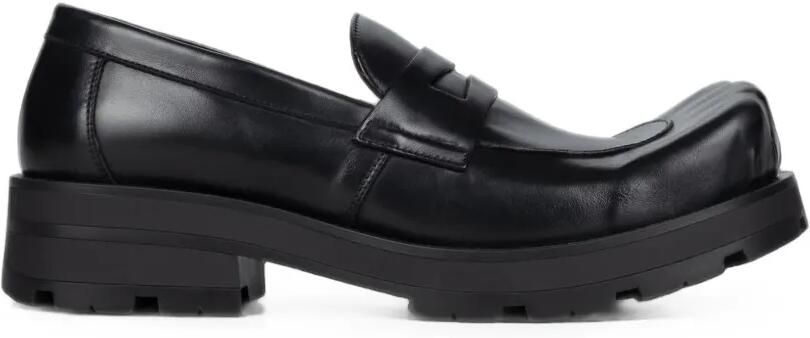 Charles Jeffrey Lover Sheathed Moggies loafers met bewerkte neus Zwart
