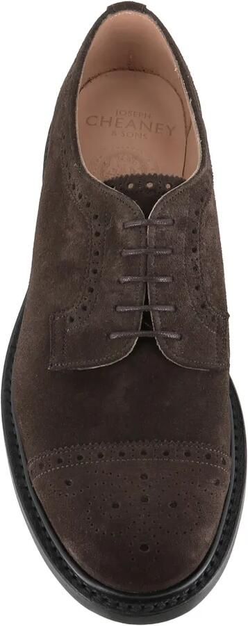 CHEANEY Derby schoenen met broguedetails Bruin