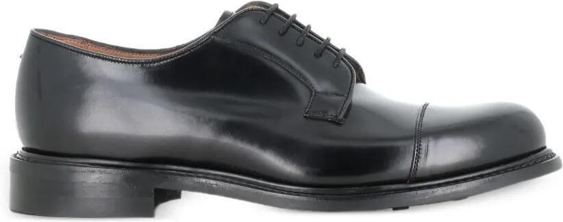 CHEANEY Epson II derby schoenen met gepolijste afwerking en kapneus Zwart