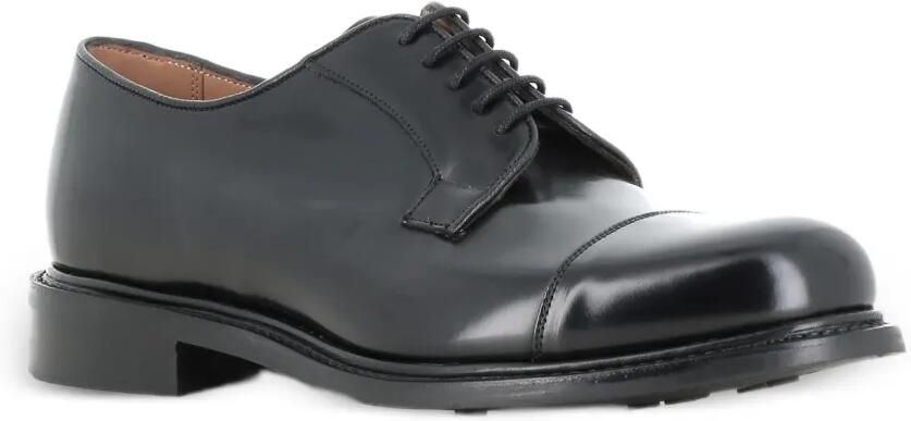 CHEANEY Epson II derby schoenen met gepolijste afwerking en kapneus Zwart - Foto 4