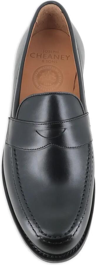 CHEANEY Leren loafers Zwart - Foto 5