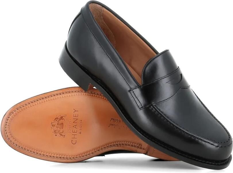 CHEANEY Leren loafers Zwart - Foto 2
