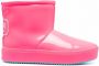 Chiara Ferragni Enkellaarzen met logopatch dames polyurethaan rubber Stof 36 Roze - Thumbnail 1