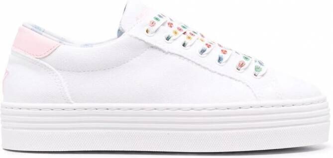 Chiara Ferragni Eyestar sneakers met plateauzool Wit