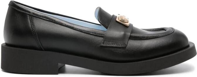 Chiara Ferragni Loafers met vierkante neus Zwart