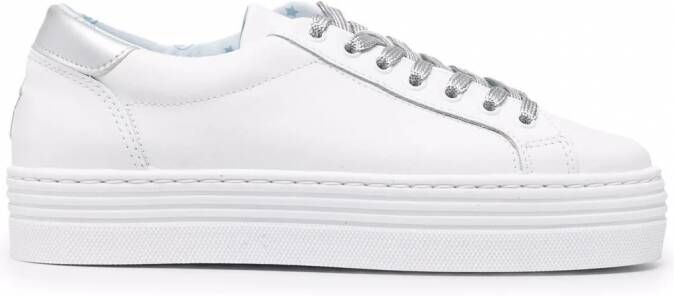 Chiara Ferragni Sneakers met sterpatch Wit