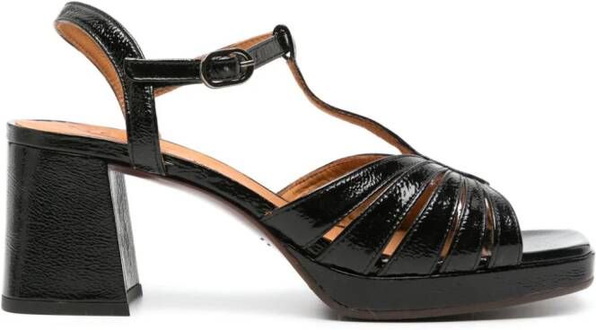 Chie Mihara 70mm Galta leather sandals Zwart