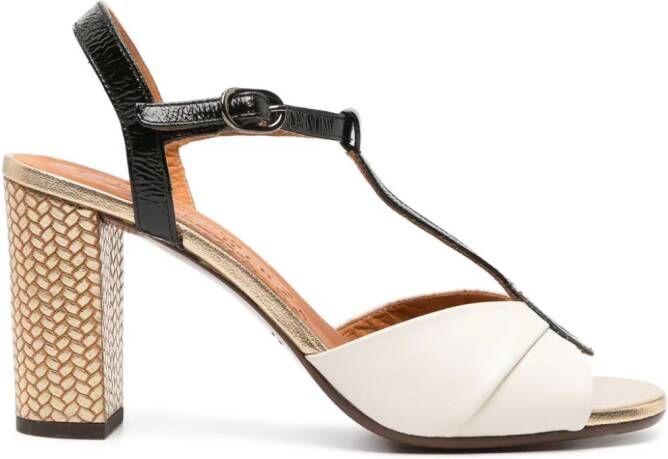 Chie Mihara 90mm Biagio leather sandals Beige