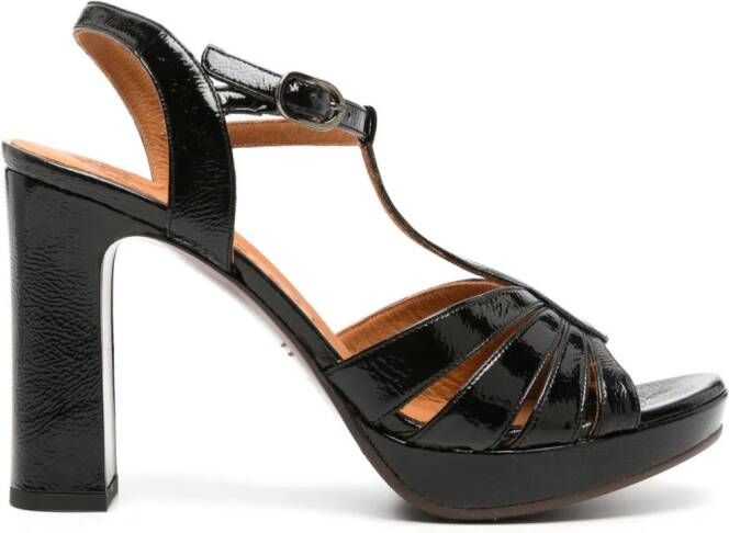 Chie Mihara 90mm Cafra leather sandals Zwart