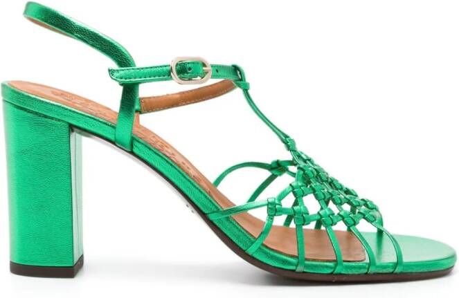 Chie Mihara Bassi leren sandalen Groen