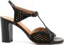 Chie Mihara Bessy sandalen met geperforeerde vlakken Zwart - Thumbnail 1