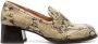 Chie Mihara Bolsin loafers met pythonprint Beige - Thumbnail 1