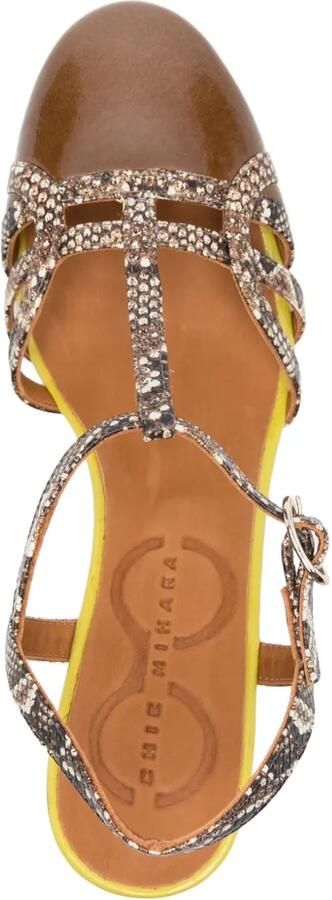 Chie Mihara 70 mm Fendy pumps Bruin - Foto 4