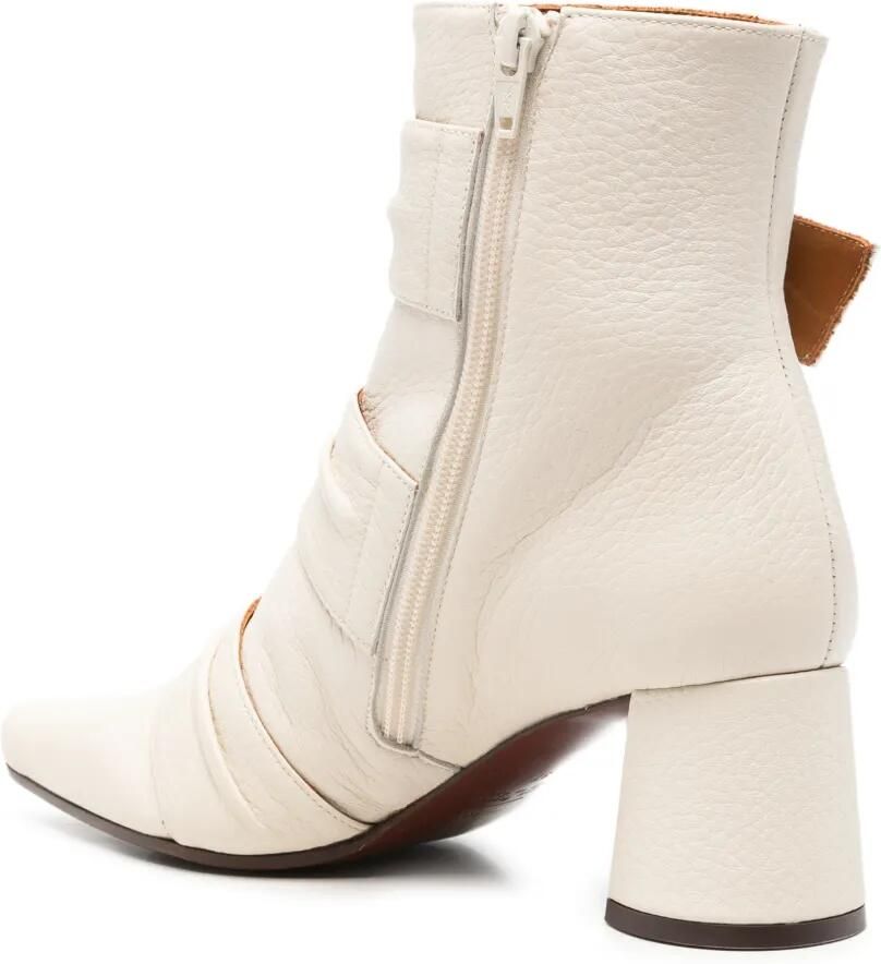 Chie Mihara Adila enkellaarzen met gespdetail Beige - Foto 2