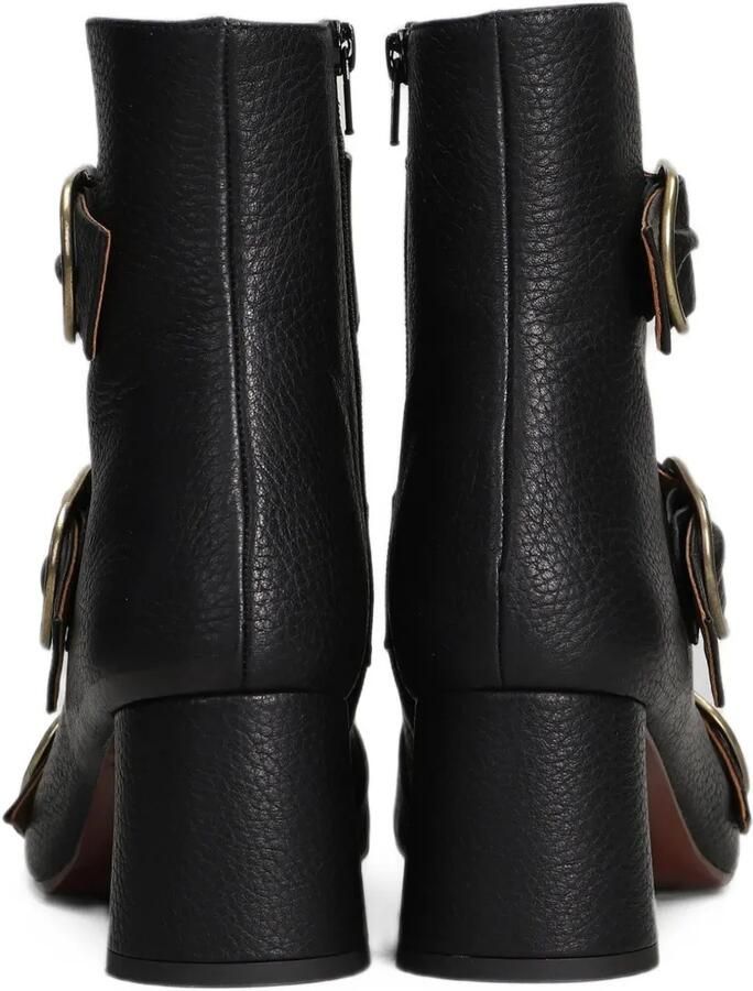 Chie Mihara Adila triple-buckle grained-leather ankle boots Zwart - Foto 3