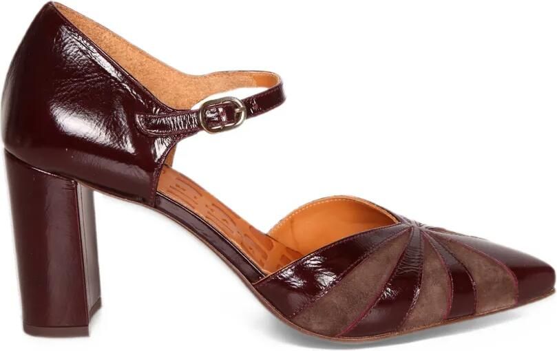 Chie Mihara Aray pointed-toe buckled pumps Rood