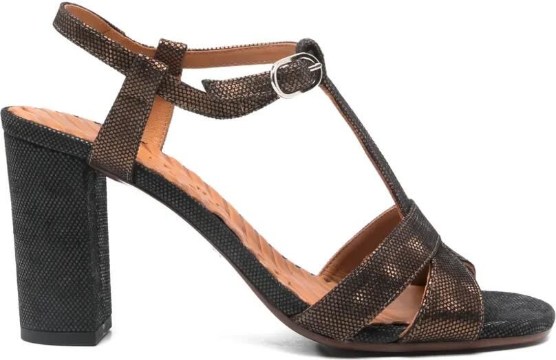 Chie Mihara Bafrica leren sandalen met T-bandje Bruin