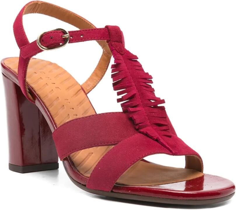 Chie Mihara Balia suède sandalen Rood - Foto 2