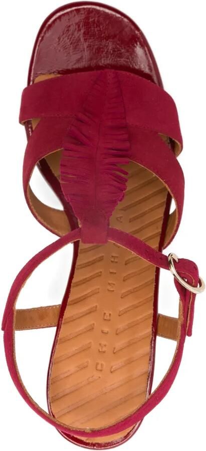 Chie Mihara Balia suède sandalen Rood - Foto 4