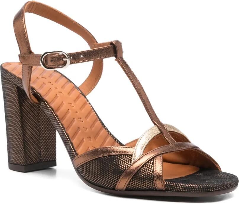 Chie Mihara Bejo leren sandalen met T-bandje Bruin - Foto 2