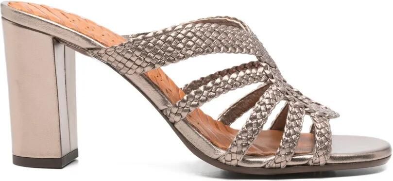 Chie Mihara Beloni geweven muiltjes Beige