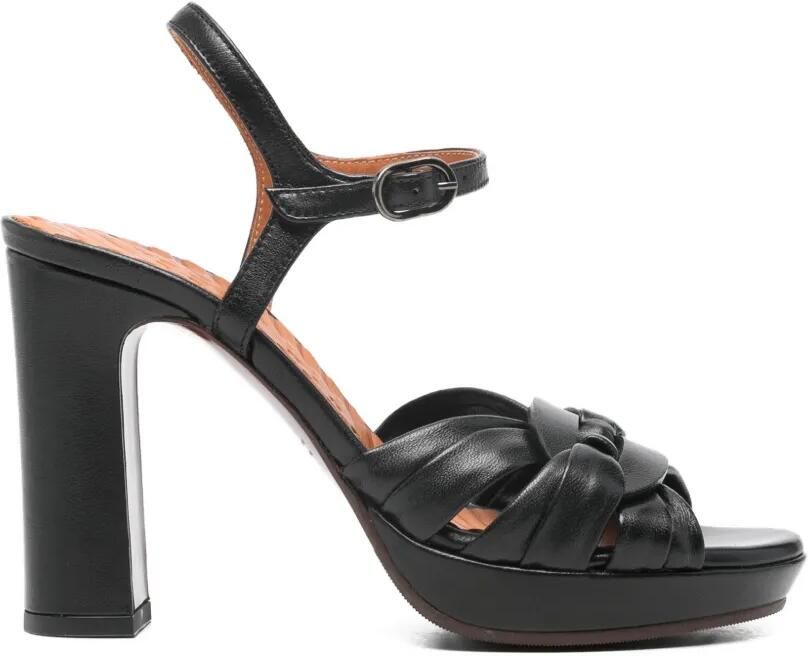 Chie Mihara Cabeit sandalen met plateauzool Zwart