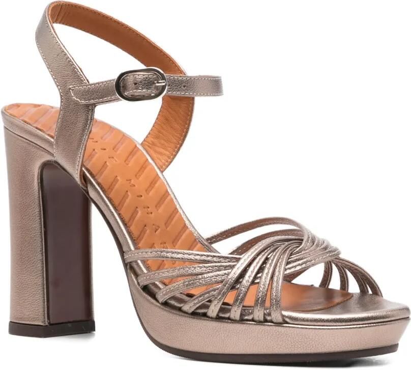 Chie Mihara Caneti sandalen met metallic hak Goud - Foto 2