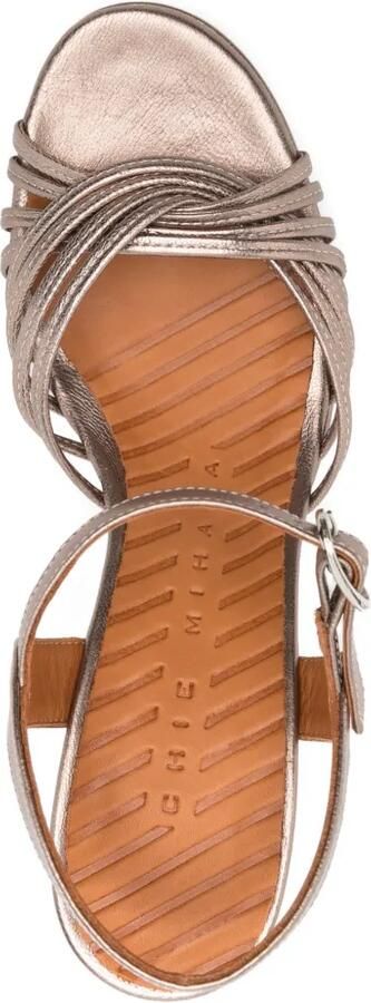 Chie Mihara Caneti sandalen met metallic hak Goud - Foto 4