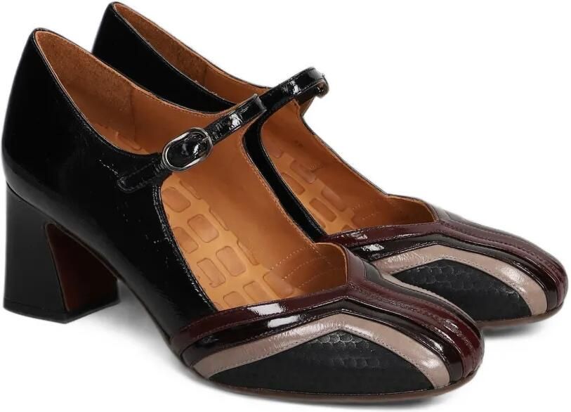 Chie Mihara Feva panelled buckled pumps Zwart - Foto 4