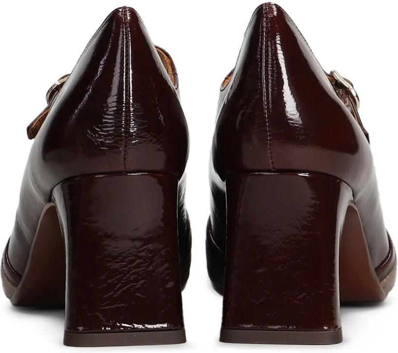 Chie Mihara Feva patent-finish panelled pumps Rood - Foto 3