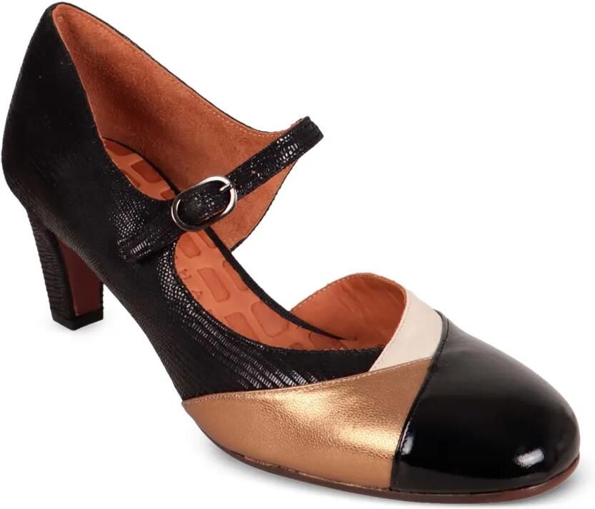 Chie Mihara Fyasa pumps met hagedissen-effect Zwart - Foto 2