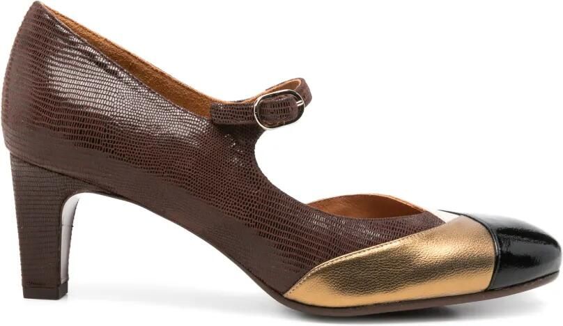 Chie Mihara Fyasa Mary Jane pumps met ronde neus Bruin