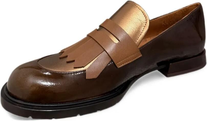 Chie Mihara Jeluse fringe-detail loafers Bruin - Foto 3
