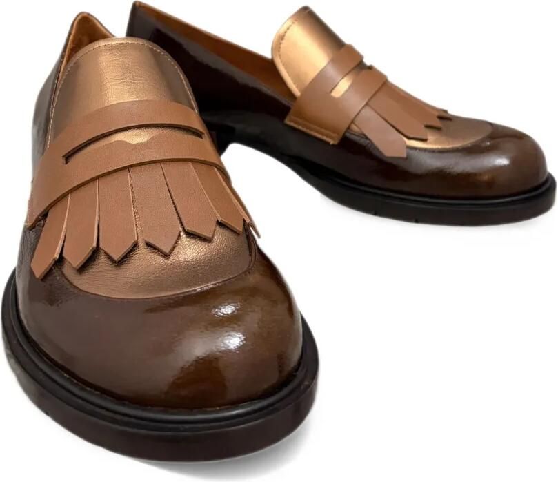 Chie Mihara Jeluse fringe-detail loafers Bruin - Foto 2