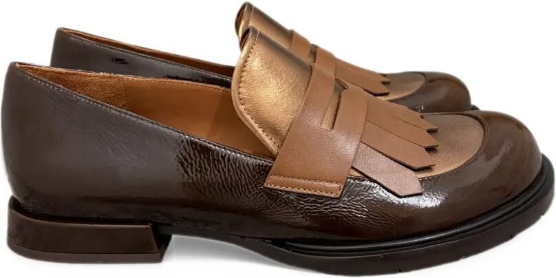Chie Mihara Jeluse fringe-detail loafers Bruin - Foto 4
