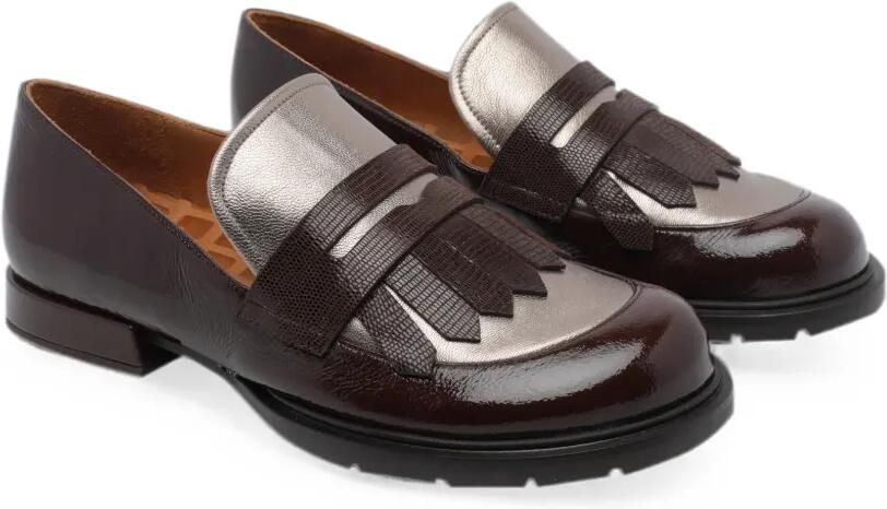 Chie Mihara Jeluse loafers met ronde neus en franje Bruin - Foto 3