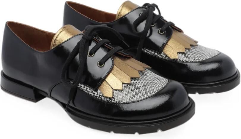 Chie Mihara Jeripa loafers met franje Zwart - Foto 3