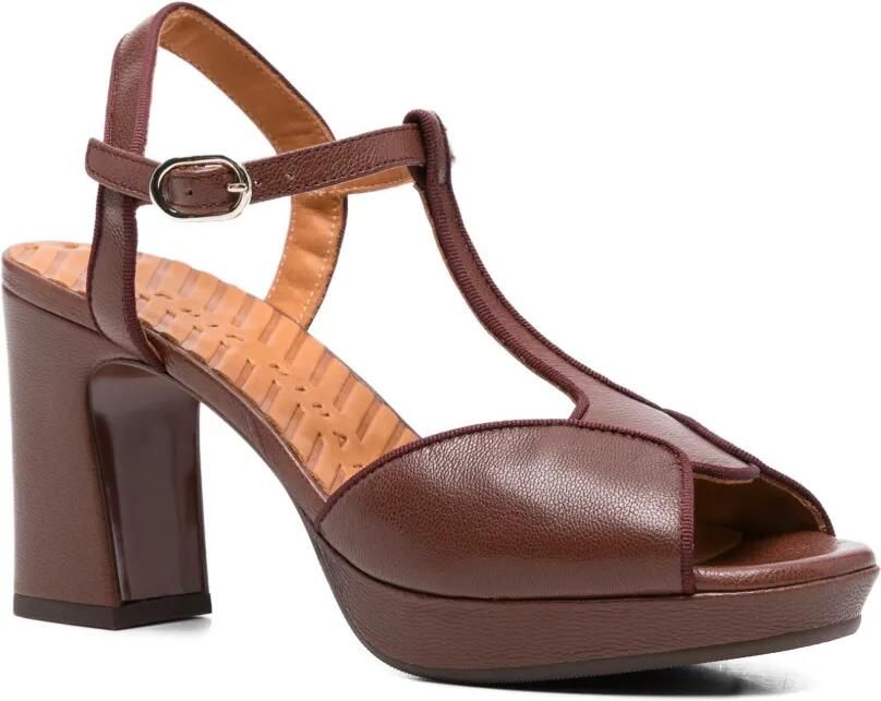 Chie Mihara Keduni sandalen met plateauzool Bruin - Foto 3