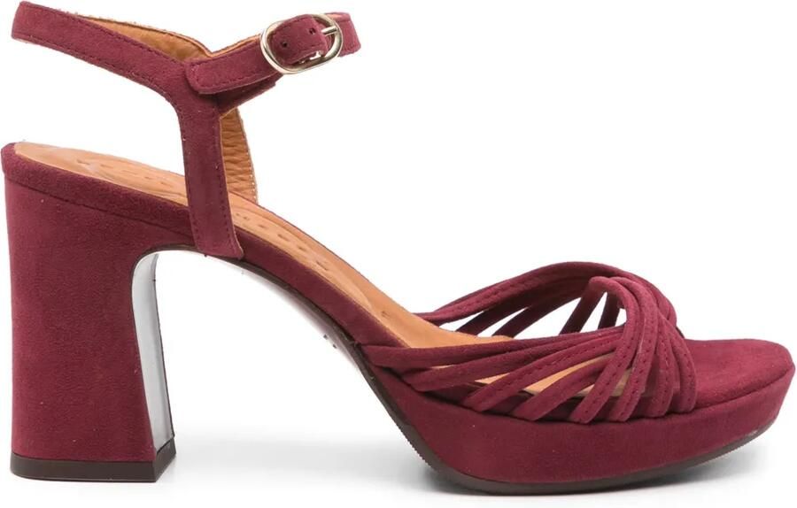 Chie Mihara Keske sandalen met hak Rood