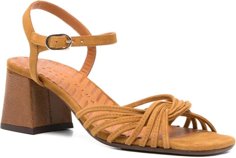 Chie Mihara Leske suède sandalen Bruin - Foto 2