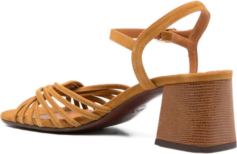 Chie Mihara Leske suède sandalen Bruin - Foto 3