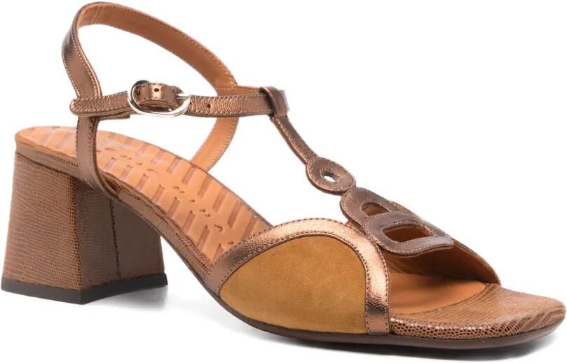 Chie Mihara Letuche leren sandalen met T-bandje Bruin - Foto 3