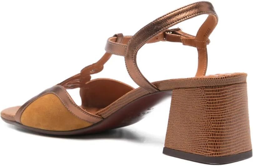 Chie Mihara Letuche leren sandalen met T-bandje Bruin - Foto 2