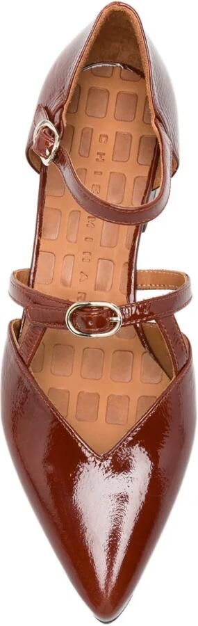 Chie Mihara Loafers met gespsluiting en puntige neus Bruin - Foto 4