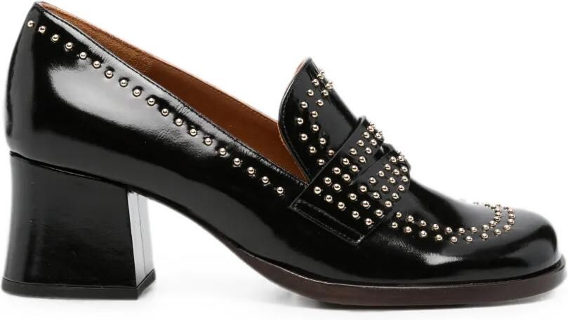 Chie Mihara Loafers verfraaid met studs Zwart