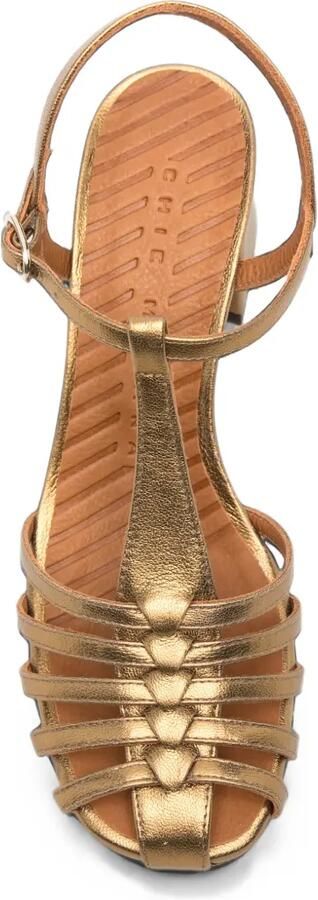 Chie Mihara Mustel gekooide sandalen Goud - Foto 4